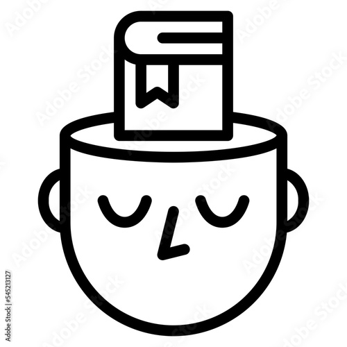 learner mind human strength icon