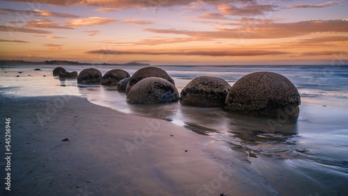 Photography Round stones on the water's surface