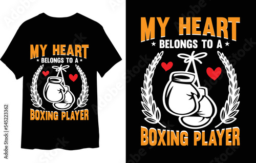 Boxing t-shirt design