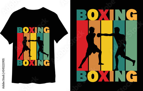 Boxing t-shirt design