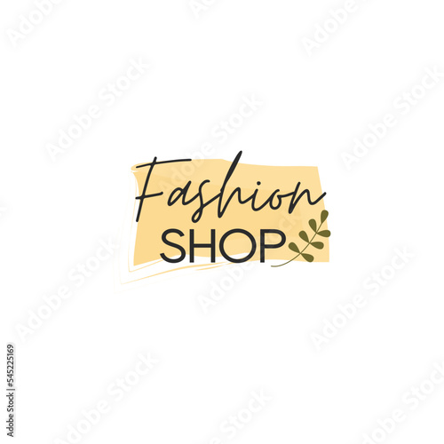 Fashion shop logo. Boutique logo. Tailor dummy. Design fashion shop logo. Vector illustration.