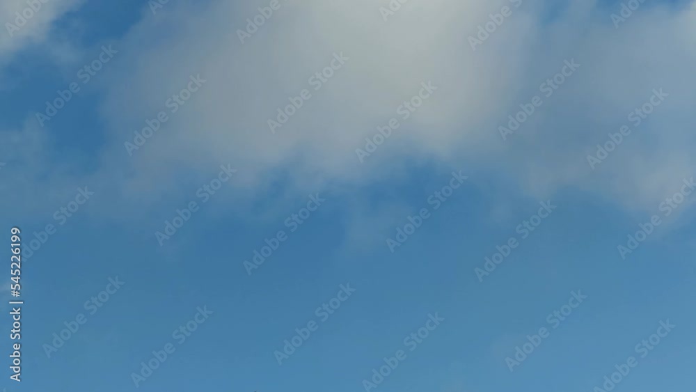 white-gray clouds move quickly across the sky. Almost the entire sky is covered with white and pale gray cumulus clouds. Clouds move quickly from top to bottom, almost without changing shape and size. white-gray clouds move quickly across the sky. Almost the entire sky is covered with white and pale gray cumulus clouds. Clouds move quickly from top to bottom, almost without changing shape and size.