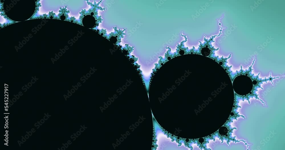 Computer animation of a mandelbrot fractal