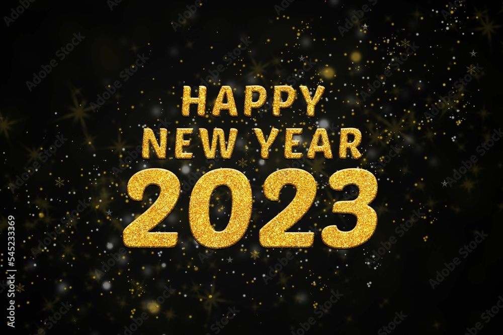 Fototapeta premium Happy New Year 2023 banner