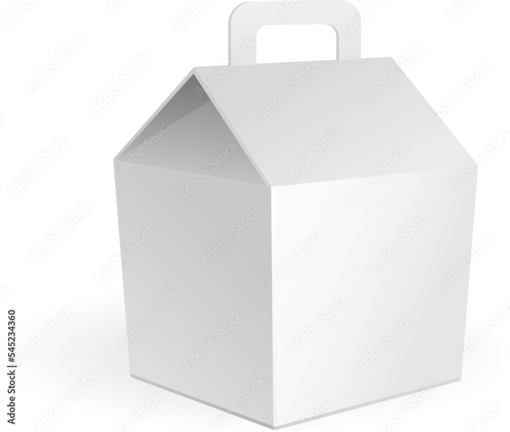 White Cardboard Fast Food Box Packaging For Lunch Chinese Food On best-chinese-food-on-behance