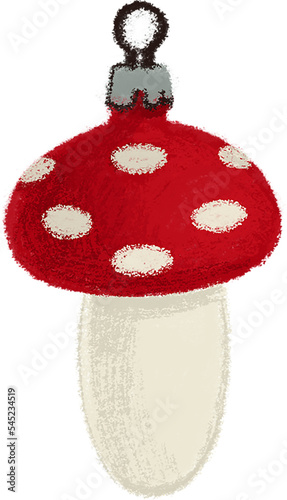 Christmas collection. Christmas tree decoration, isolated