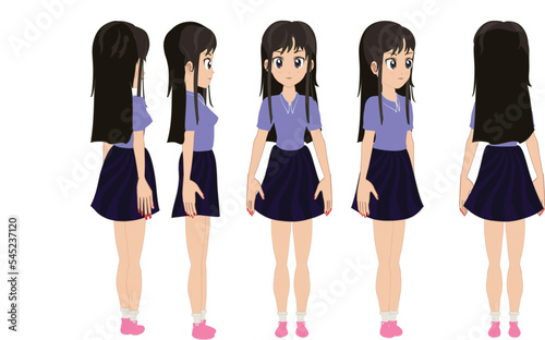 girl model sheet, women, cartoon, animation, female