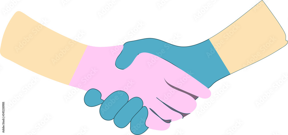 Collaboration in medicine. Doctors shaking hands. Hands in latex gloves. greeting doctors and chemists. Collaboration in medicine. Doctors shaking hands. Hands in latex gloves. greeting doctors and chemists.