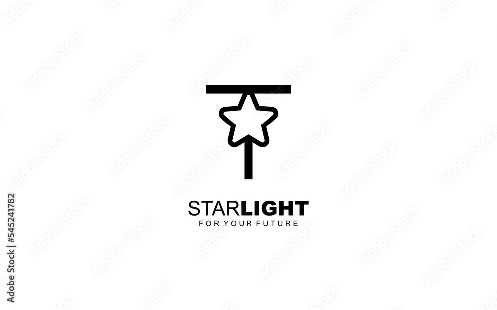 T logo star for branding company. letter template vector illustration for your brand. T logo star for branding company. letter template vector illustration for your brand.