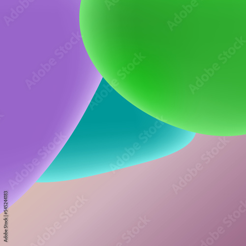 Obraz na płótnie Lava lamp inspired abstract trendy background. Colorful realistic waves. Vector illustration w salonie