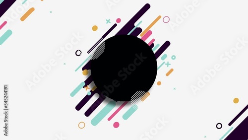 Geometric Shape Abstract Background art animation 