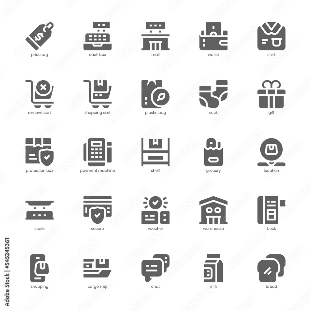 Retail Store icon pack for your website, mobile, presentation, and logo design. Retail Store icon glyph design. Vector graphics illustration and editable stroke. Retail Store icon pack for your website, mobile, presentation, and logo design. Retail Store icon glyph design. Vector graphics illustration and editable stroke.