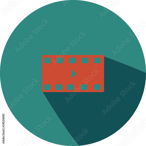 cinema and Movie icon with flat style