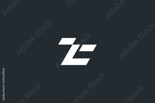 Minimal creative unique style letter TC, CT logo, monogram line art design template.