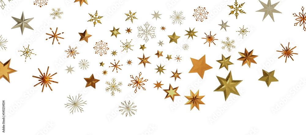 With Realistic Snowflakes Overlay On Light Silver Backdrop. Xmas Holidays With Realistic Snowflakes Overlay On Light Silver Backdrop. Xmas Holidays