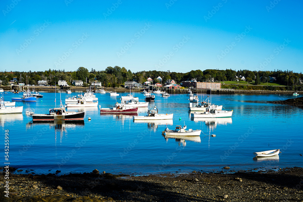 Fishing boats in Bass Harbor, Maine
