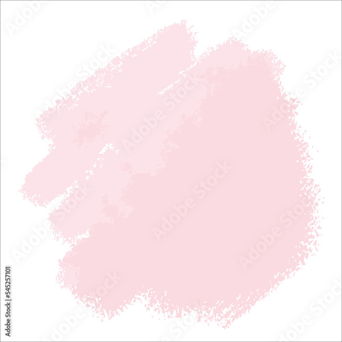 A pink spot of paint without a background. Vector brushstroke for backgrounds and other designs.
