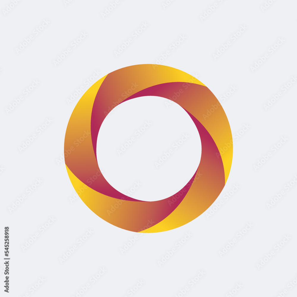 Creative Gradient Circular Logo For Business Creative Gradient Circular Logo For Business