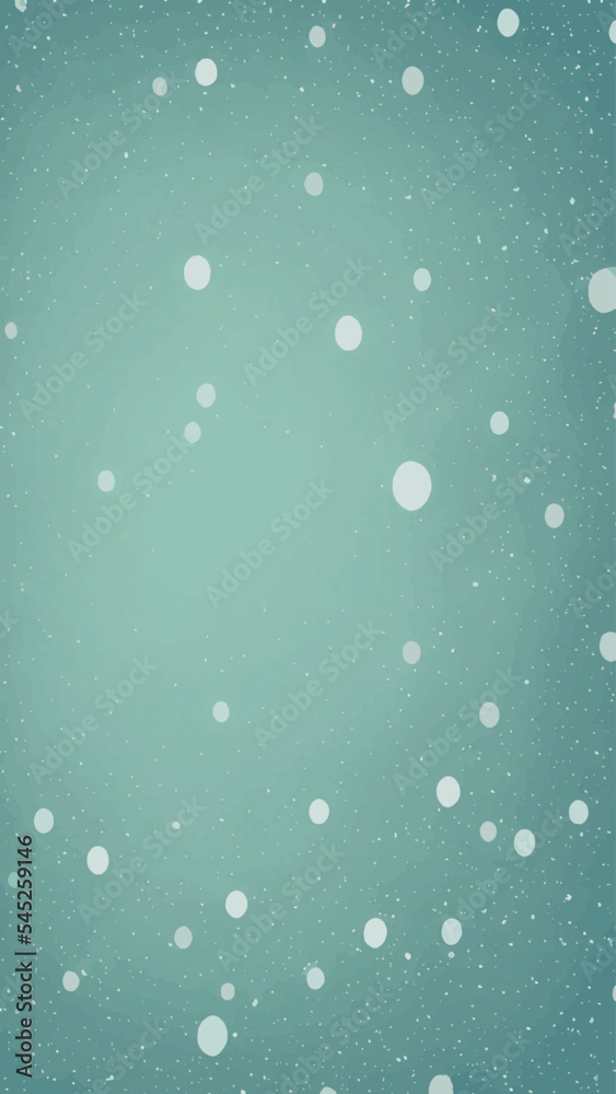 Wintry christmas design elements with snowflakes in different colours.Blurred wintry mix with falling snow on background for use as a texture.Crystal snowflake and circle elements vector graphics. 