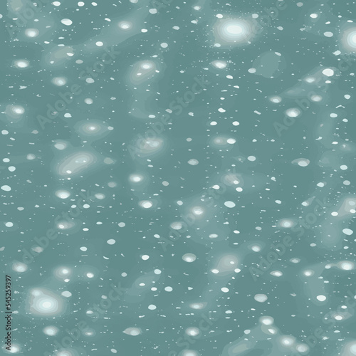 Wintry christmas design elements with snowflakes in different colours.Blurred wintry mix with falling snow on background for use as a texture.Crystal snowflake and circle elements vector graphics. 