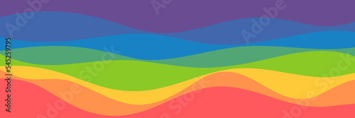 rainnbow color wave pattern vector illustration good for wallpaper, background, web banner, backdrop, desktop wallpaper, and design template