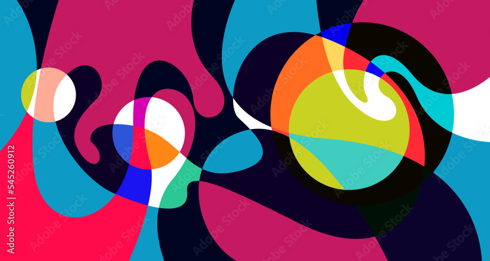 Obraz premium Vector colorful abstract psychedelic liquid and fluid background pattern