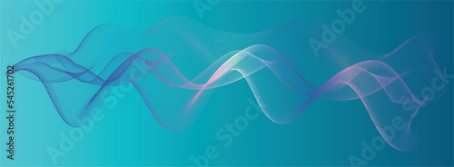 abstract background with business lines. Digital future technology concept. minimal round lines abstract futuristic tech background. Vector digital art banner design