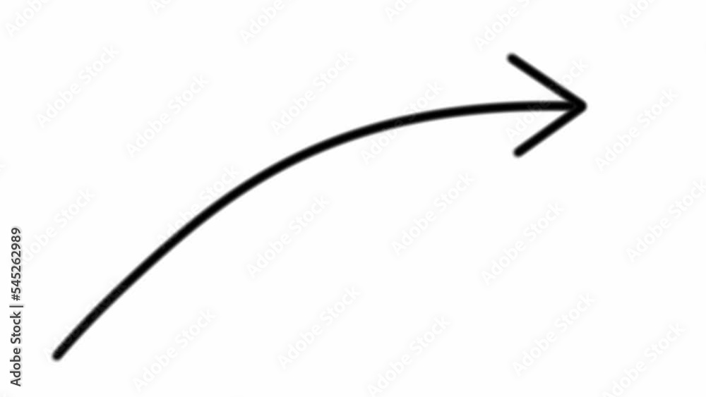 Self drawing simple animation of continuous one line drawing of trend line arrow. Black lines on a white background. Hand drawing Self drawing simple animation of continuous one line drawing of trend line arrow. Black lines on a white background. Hand drawing