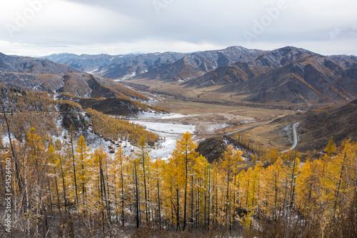 View of Altay mountains