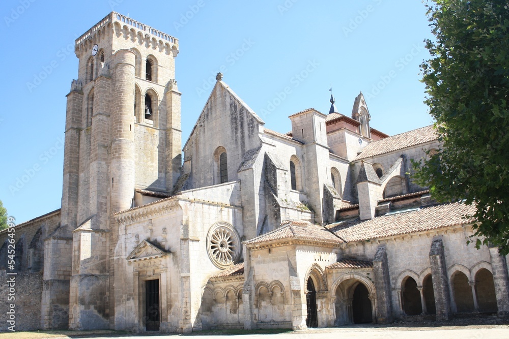 Obraz premium Panorámica del Monasterio de las Huelgas en Burgos.
