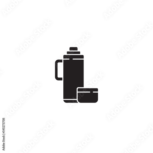 Thermo Icon, Thermos Bottle Icon, Vacuum Flask Icon Vector Illustration Eps10