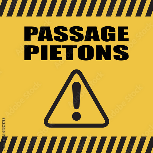 Logo passage piétons.