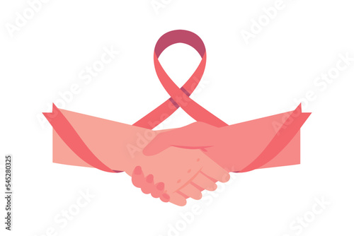 handshake AIDS concept