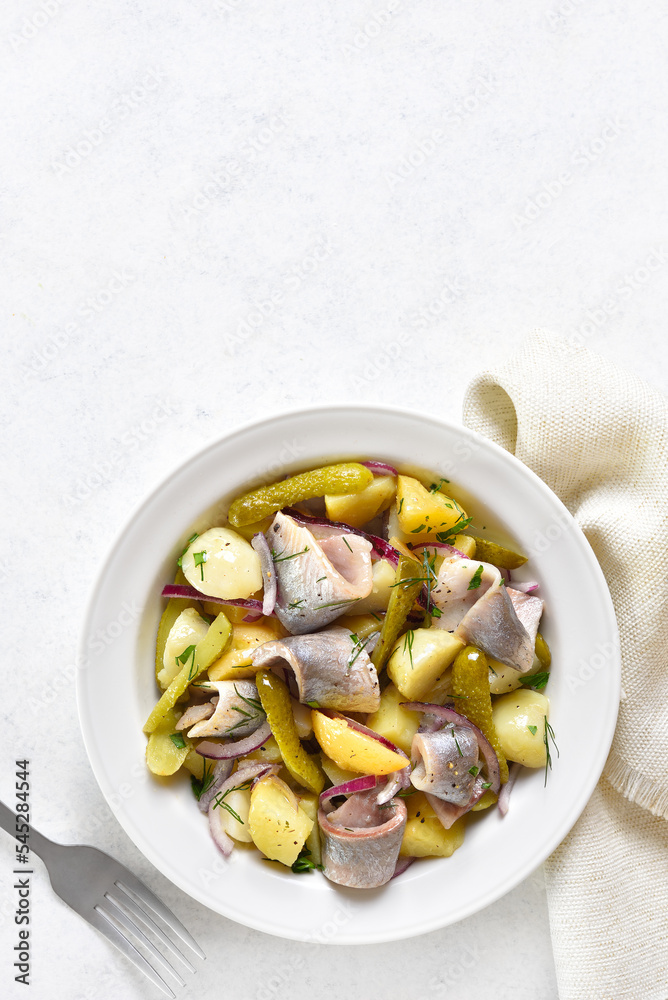 Herring and potato salad Herring and potato salad