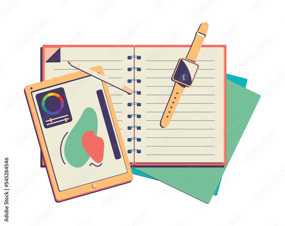 notepad and tablet notepad and tablet