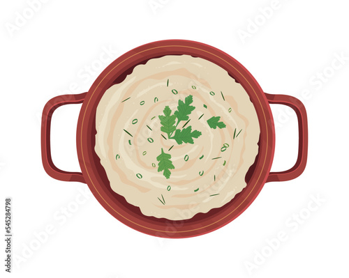 mashed potatoes with coriander