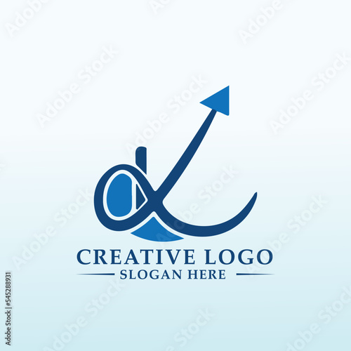 Simple logo Design Innovative Idea in Finance