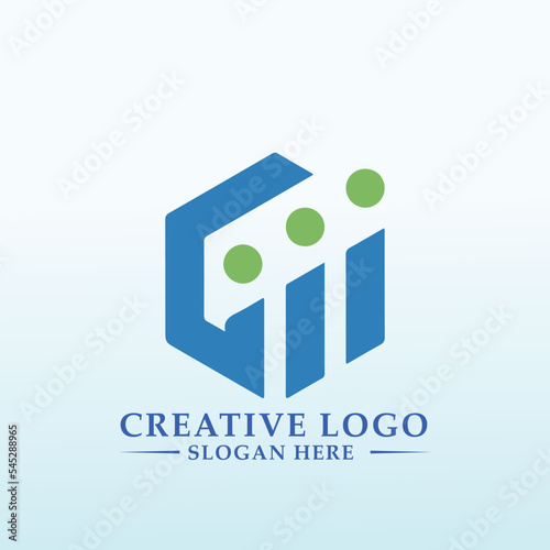 Simple logo Design Innovative Idea in Finance