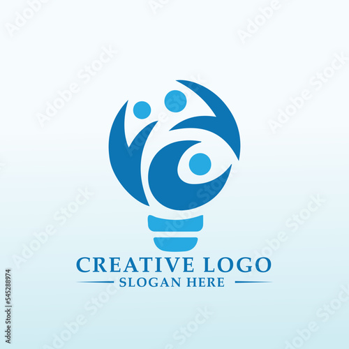 Simple logo Design Innovative Idea in Finance