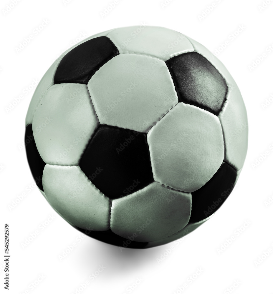 Classic American soccer white-black ball Classic American soccer white-black ball