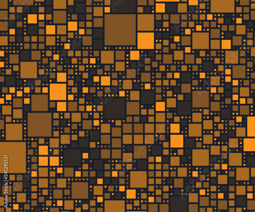 Blockchain rectangle banner ad. Web3 and cryptocurrency background photo