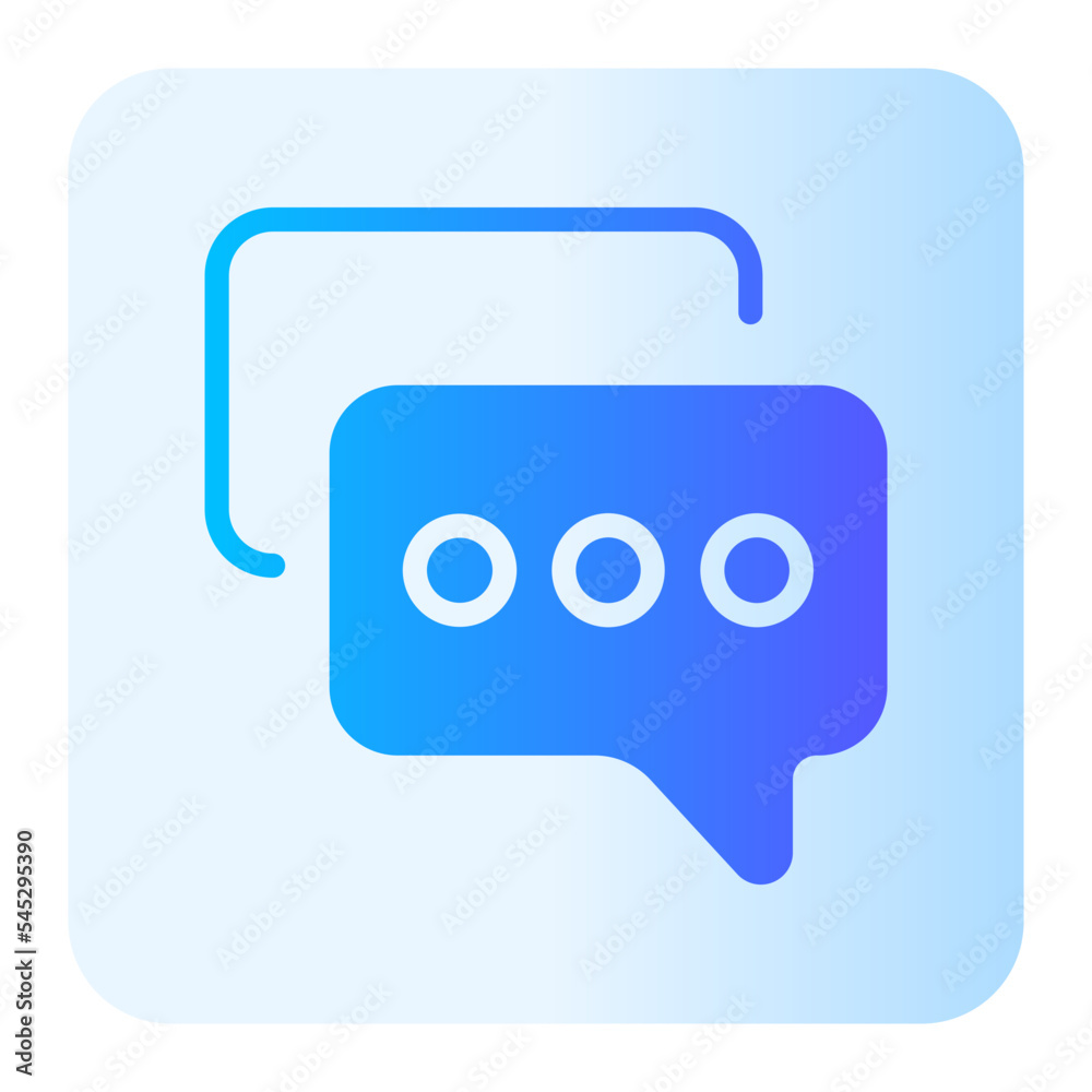 conversation gradient icon conversation gradient icon