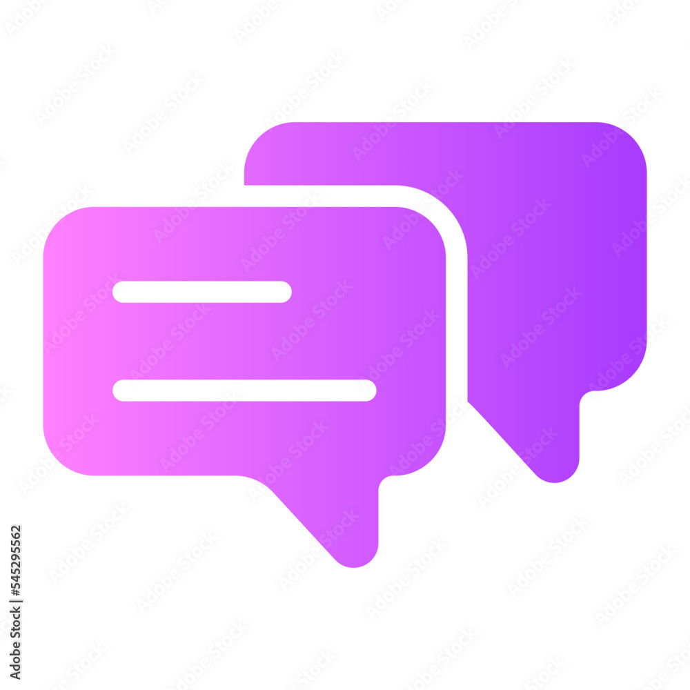 chat gradient icon chat gradient icon