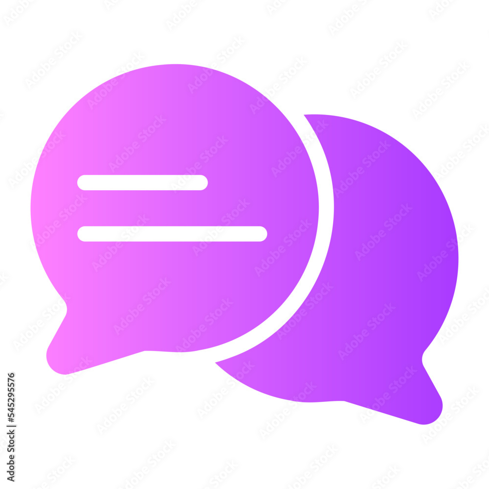 Fototapeta premium communication gradient icon