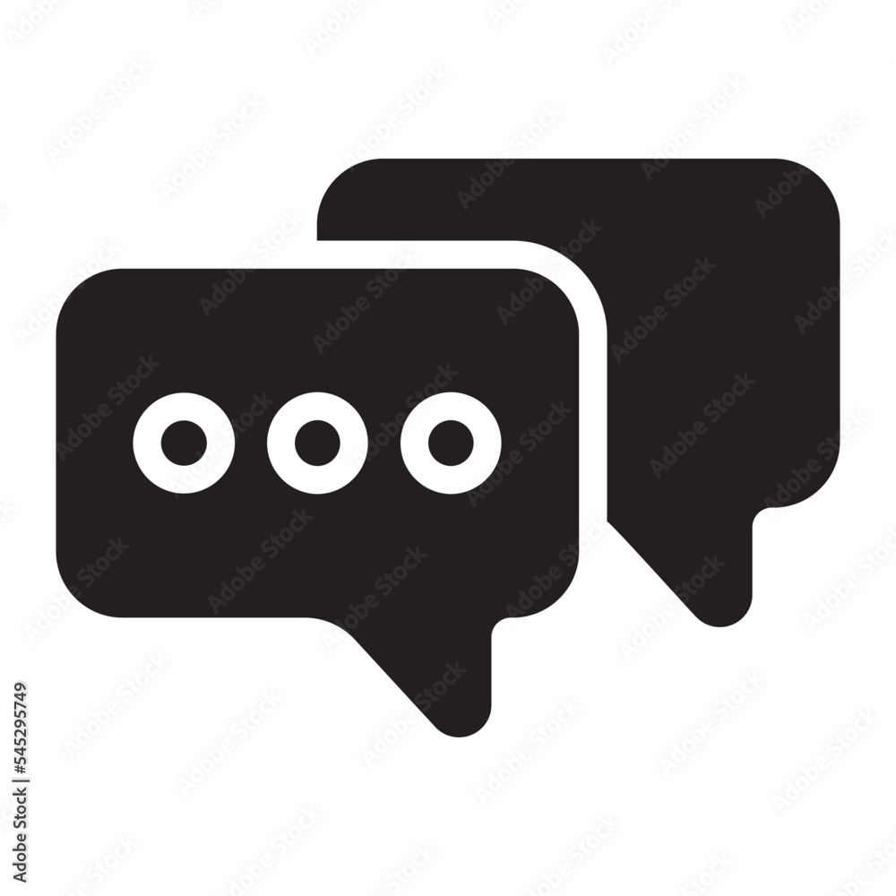 chat glyph icon chat glyph icon