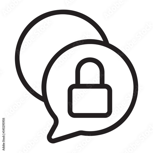 private chat line icon