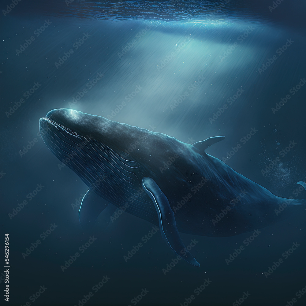 Obraz premium baleine