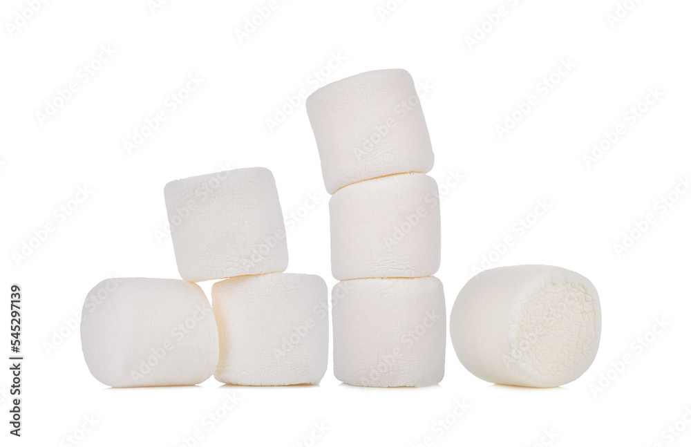 Marshmallows isolated on white background. Marshmallows isolated on white background.