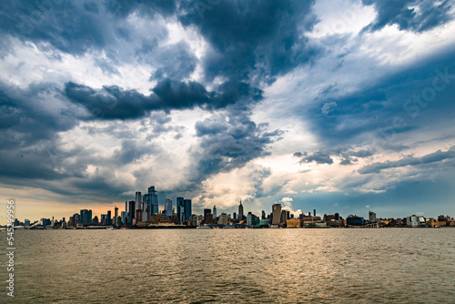 Storm Clouds over Midtown Manhattan and New York City Skyline