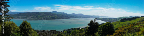 Panoramic View of the Otago Peninsula